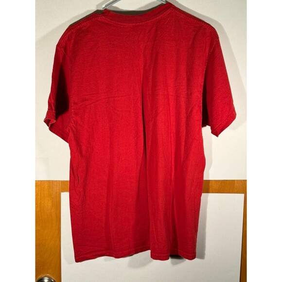 Vintage Nike‎ Red Side Swoosh Shirt Medium M - Picture 6 of 8